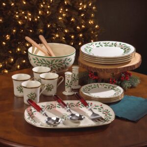 Lenox 6122048 Holiday 12-Piece-Plate-&-Mug Set