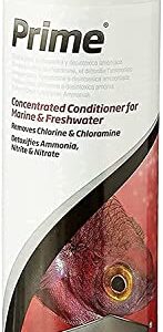 Seachem Prime Fresh and Saltwater Conditioner - Chemical Remover and Detoxifier 250 ml