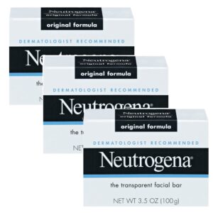 Neutrogena Transparent Facial Bar Bonus Pack, Original Formula - 3 ea