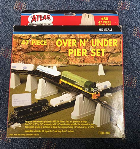 Pier Set (47Pc Set) HO Scale Atlas Trains