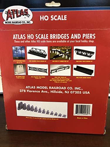 Pier Set (47Pc Set) HO Scale Atlas Trains