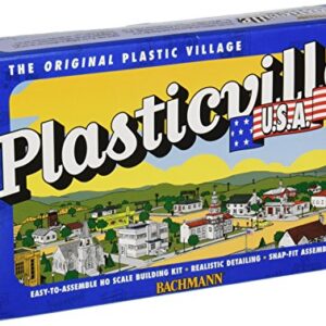 Bachmann Trains - PLASTICVILLE U.S.A. BUILDINGS – CLASSIC KITS - SIGNAL BRIDGE - HO Scale