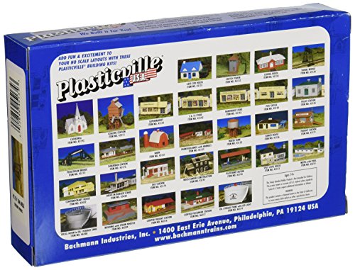 Bachmann Trains - PLASTICVILLE U.S.A. BUILDINGS – CLASSIC KITS - SIGNAL BRIDGE - HO Scale