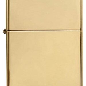 Zippo Armor High Polish Brass Pocket Lighter