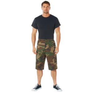 Camouflage Shorts Xtra Long Woodland Camo Fatigue Shorts 2 XLARGE