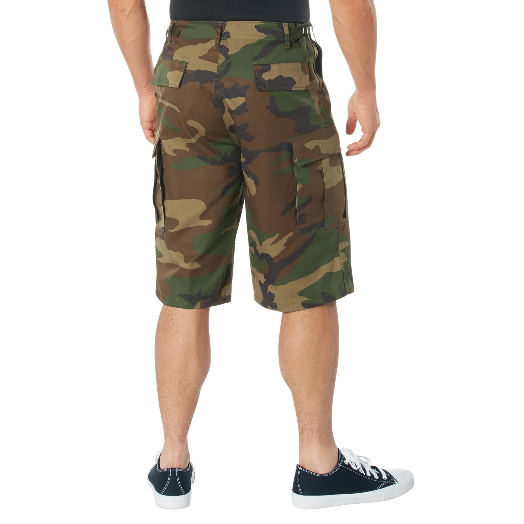 Camouflage Shorts Xtra Long Woodland Camo Fatigue Shorts 2 XLARGE