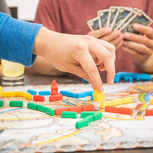 Ticket to Ride Europe Board Game - Embark on a Railway Adventure Across the Continent! Fun Family Strategy Game for Kids & Adults, Ages 8+, 2-5 Players, 30-60 Min Playtime, Made by Days of Wonder