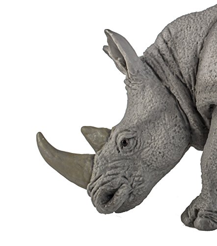 Safari Ltd. White Rhino Toy Figurine - Realistic, Hand-Painted 5.75" Model Figure - Safe, Educational Toy for Boys, Girls & Kids Ages 3+