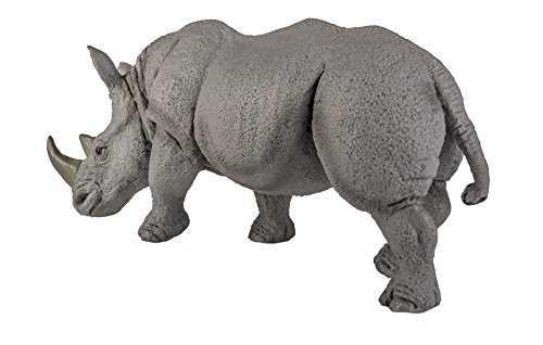 Safari Ltd. White Rhino Toy Figurine - Realistic, Hand-Painted 5.75" Model Figure - Safe, Educational Toy for Boys, Girls & Kids Ages 3+