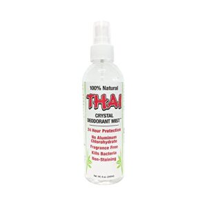 thai natural crystal deodorant mist spray, 8 ounce (pack of 1)