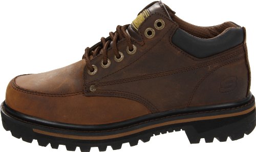 Skechers mens Mariner industrial and construction shoes, Dark Brown, 11 US