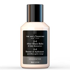 The Art of Shaving After-Shave Balm for Men - Face Moisturizer, Clinically Tested for Sensitive Skin, Unscented, 3.3 Ounce