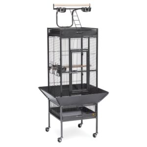 Prevue Pet Products Wrought Iron Select Bird Cage Black Hammertone 3151BLK