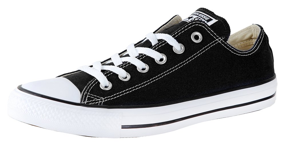 Converse Unisex Chuck Taylor All Star Low Top Black Sneakers - 9 Men 11 Women