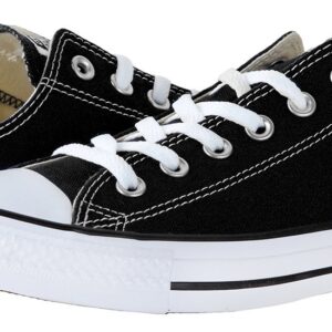 Converse Unisex Chuck Taylor All Star Low Top Black Sneakers - 9 Men 11 Women