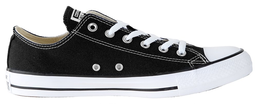 Converse Unisex Chuck Taylor All Star Low Top Black Sneakers - 9 Men 11 Women