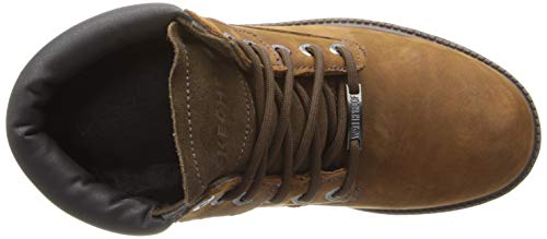 Skechers Men's Sargeants-Verdict Waterproof Boot Fashion, Dark Brown, 11