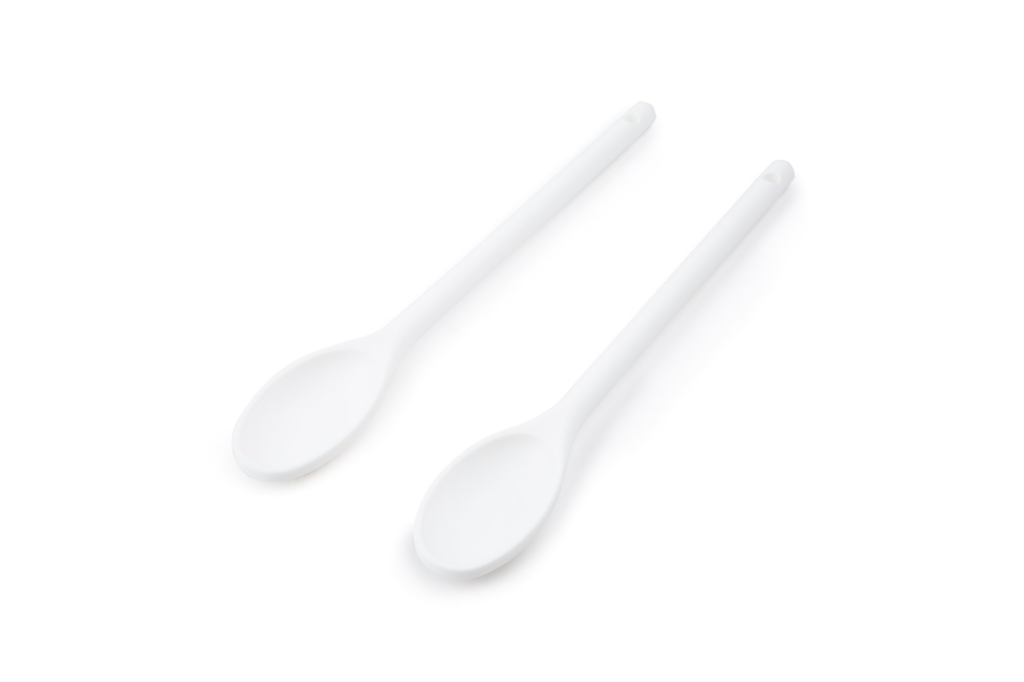 Fox Run Hi-Tech Spoons, 0.75 x 1.75 x 12 inches, White, 2 Pack