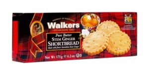 walkers shortbread stem ginger shortbread, 6.2 ounce box