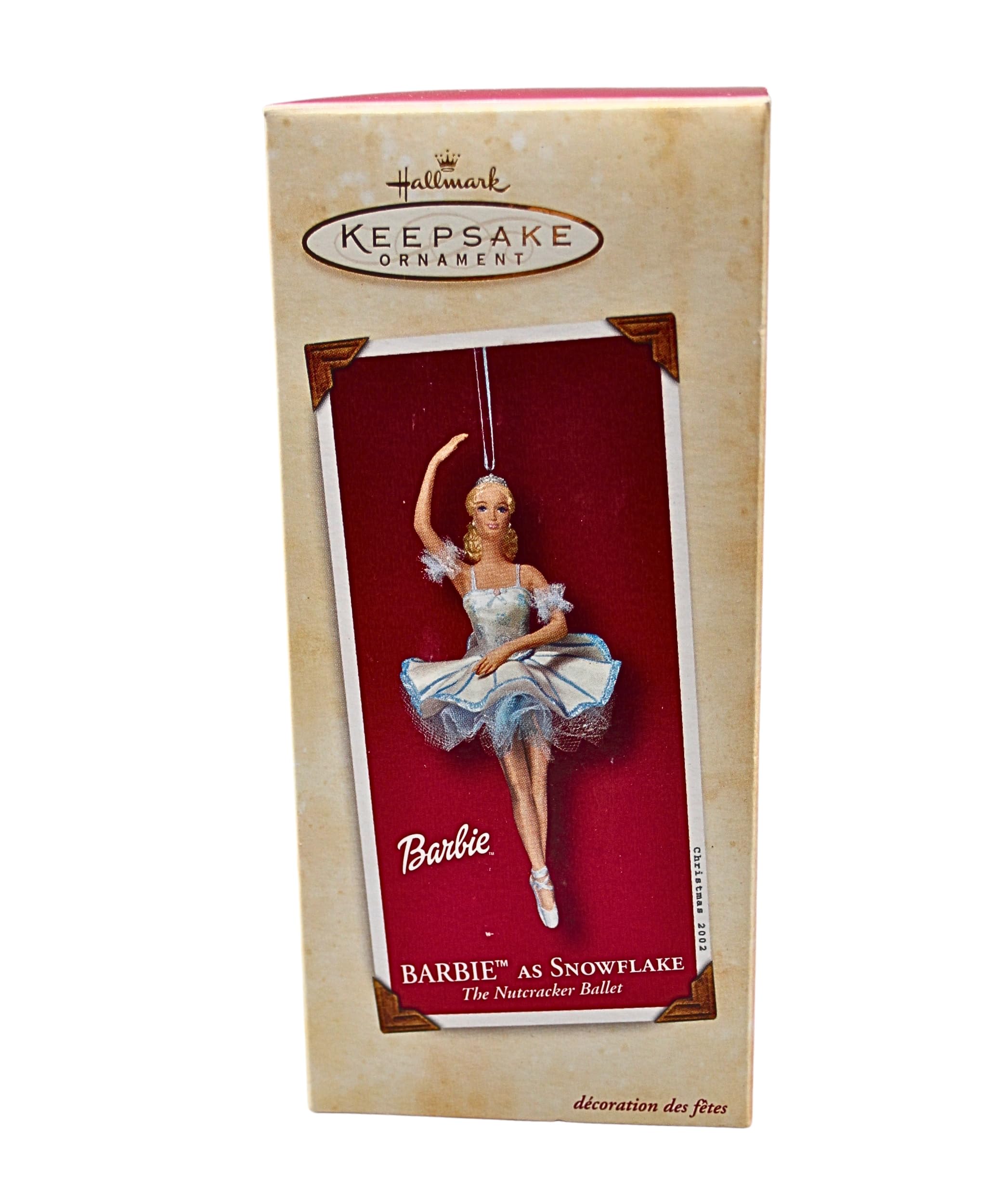 Hallmark 2002 Keepsake Ornament Barbie as Snowflake The Nutcracker Ballet Porcelain