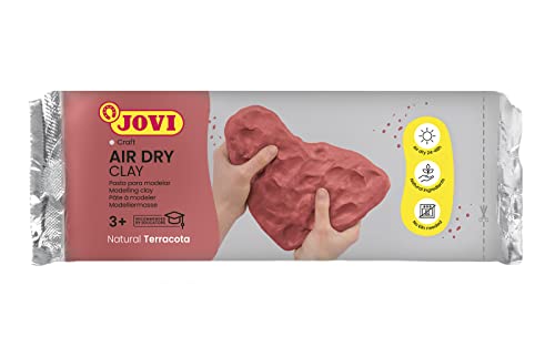 Jovi Air Dry Modeling Clay, 2.2 lb. Terracotta, non-staining, perfect for Arts and Crafts Projects