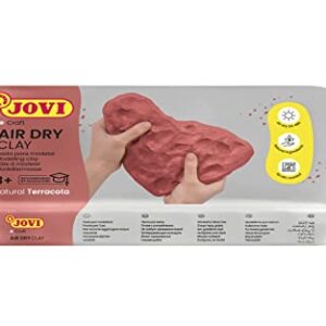 Jovi Air Dry Modeling Clay, 2.2 lb. Terracotta, non-staining, perfect for Arts and Crafts Projects