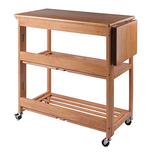 Winsome Radley Kitchen Cart, Light Oak