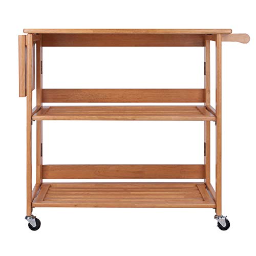 Winsome Radley Kitchen Cart, Light Oak