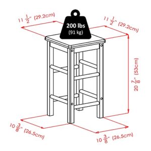 Winsome Wood Suzanne Kitchen, Square, Natural, Beech