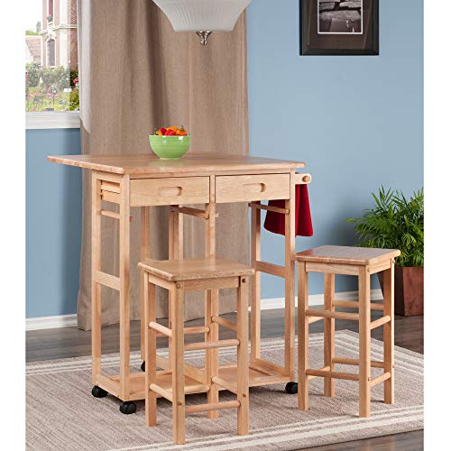 Winsome Wood Suzanne Kitchen, Square, Natural, Beech