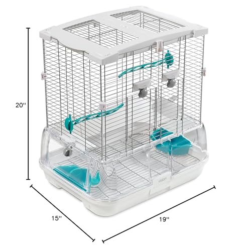 Hari Vision S01 Wire Bird Cage, Bird Home for Budgies, Finches and Canaries, Small