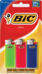 bic mini lighter, 3 pk