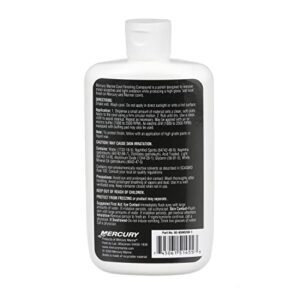 Mercury 859023K1 High-Gloss Cowl Finishing Compound, Fine Grit, 8.4 Fluid Ounce Bottle