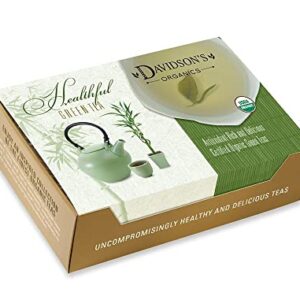 Davidson's Organics, Assorted Green Teas, 100-count Individually Wrapped Tea Bags