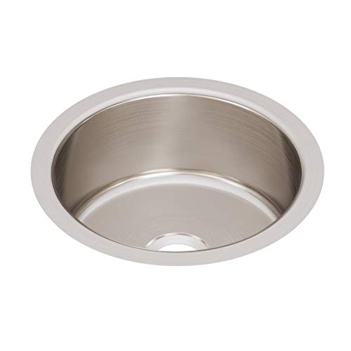 Elkay ELUH12FB Lustertone Classic Single Bowl Undermount Stainless Steel Sink