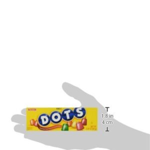 DOTS Individually Wrapped Candy - Original Gummy Candy Flavors - Cherry, Lime, Orange, Lemon & Strawberry - Gluten Free, Kosher & Peanut Free Gumdrops - Bulk 24ct, 2.2oz Dots Candy Boxes