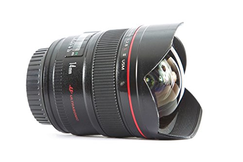 Canon EF 14mm f/2.8L II USM Ultra-Wide Angle Fixed Lens for Canon Digital SLR Cameras Black