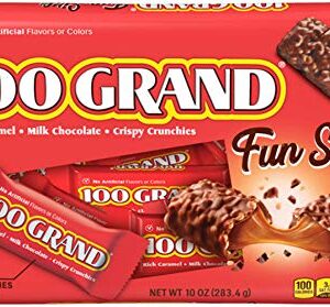 100 Grand Chocolate Bar Fun Size, 11 Ounce