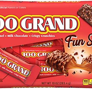 100 Grand Chocolate Bar Fun Size, 11 Ounce