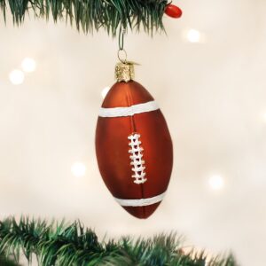 Old World Christmas 2020 Christmas Ornament Football Glass Blown Ornament for Christmas Tree