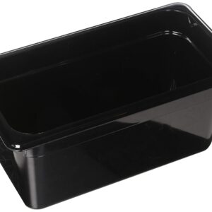 Cambro 36HP110 Black 1/3 Size High Heat 6" H-Pan