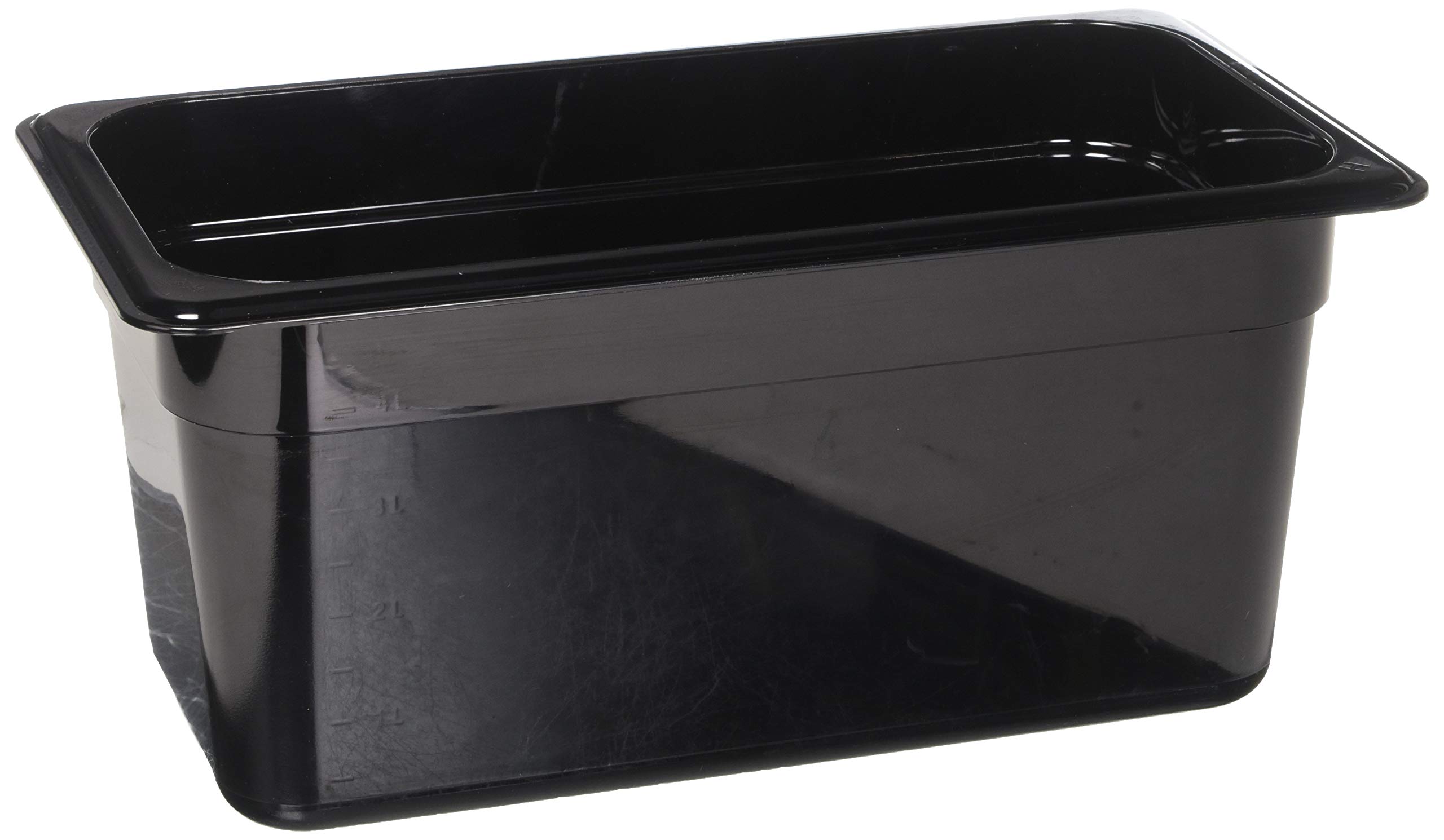 Cambro 36HP110 Black 1/3 Size High Heat 6" H-Pan