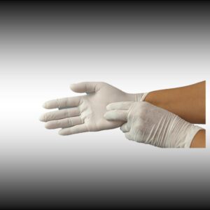 100 Disposable Latex Gloves, Powder Free Size X-large