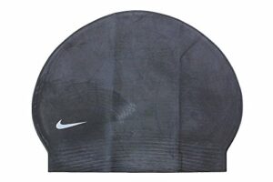 nike flat latex swim cap black