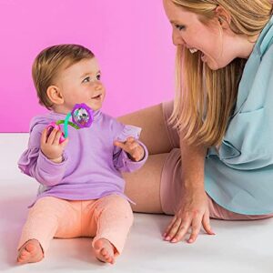 Bright Starts Rattle and Shake Barbell Toy - Pretty in Pink, Ages 3 Months +