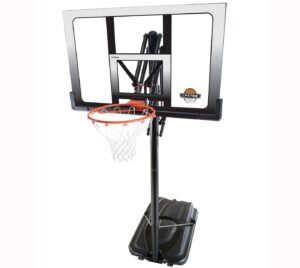 lifetime portable basketball system with shatterproof backboard (52" polycarbonate)