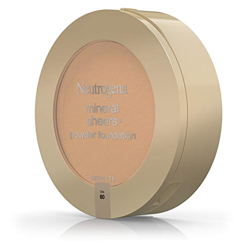 Neutrogena Mineral Sheers Powder Foundation, Tan 80, 0.34 Ounce