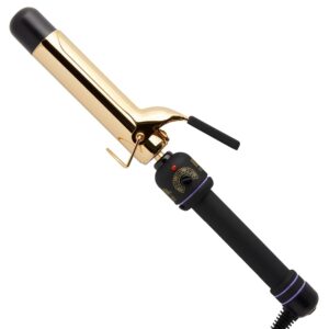 hot tools pro artist 24k gold curling iron | long lasting, defined curls (1-1/4 in)