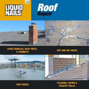 Liquid Nails Roof Repair (RR808), 10.3 oz