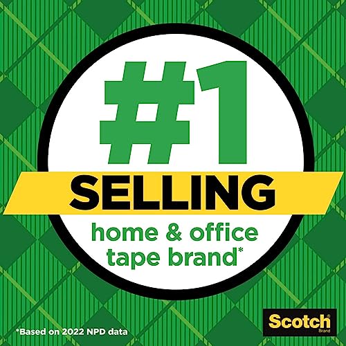 Scotch Magic Tape, Invisible, Home Office Supplies and Back to School Supplies for College and Classrooms, 4 Rolls with 4 Dispensers